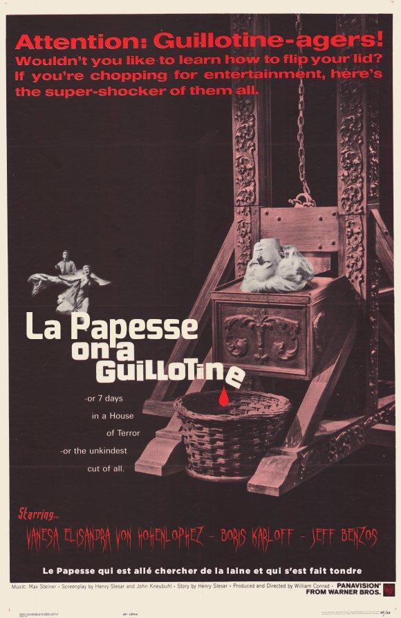 La Papesse on a guillotine. Cinema poster. Edits-1a.jpg